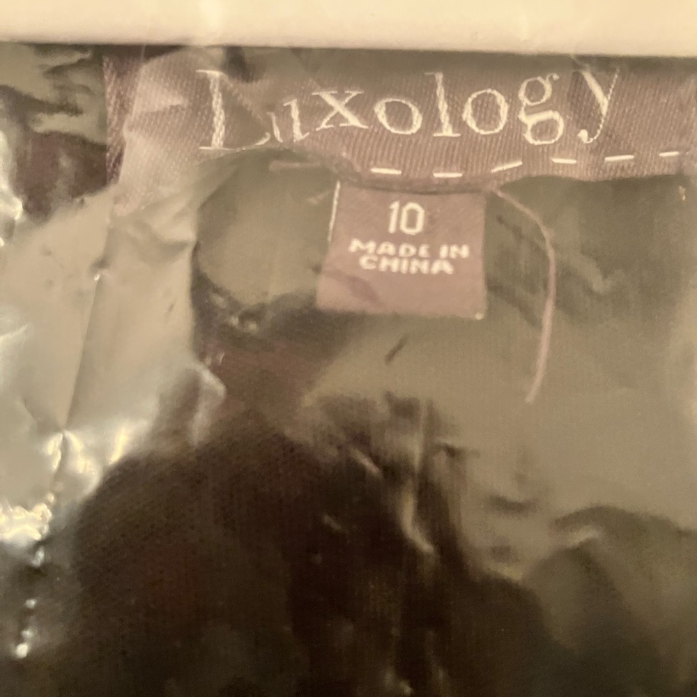 Luxology Black Dress dry cleaned